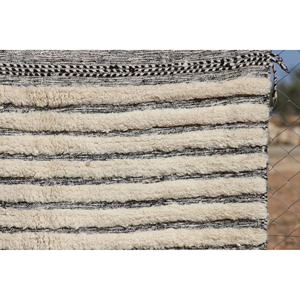 Modern Abstract Design Moroccan Style White Wool/Silk Thick <b>Rug</b> Teens Minimalist Rectangle Pattern Handwoven Home Area <b>Rugs</b> <b>Sets</b> - Product Image 6