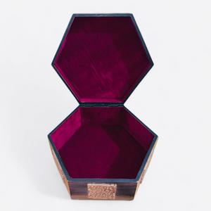 Coffrets cadeaux de bijoux en bois de finition naturelle multicolore faite à la main de qualité supérieure artisanat MDF multicolore pour la décoration de la maison inde - Product Image 4