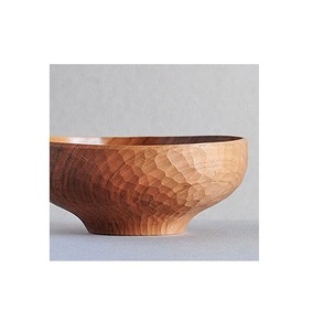 Ensemble de 3 plats de table de forme ronde au design élégant bol de service alimentaire de qualité exclusive bol en bois de taille mini - Product Image 2
