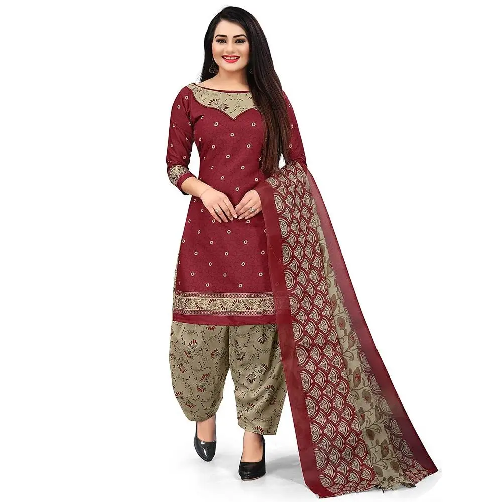 OEM hochwertige 3 Stück individuelle Salwar Kameez Hochzeit bedruckte Damenanzüge stilvolle pakistanische Shalwar Kameez-Anzüge Kleider