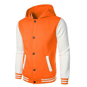 Chaqueta universitaria ligera y personalizada, camisa de manga larga para Calle, chaqueta informal con cremallera, top de colores chocantes - Product Image 2