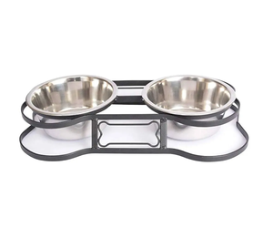 Cuenco de comida para perros de acero de diseñador moderno, Metal perro de cuenco de hecho a mano, recién llegado, aspecto de diseñador más vendido - Product Image 1