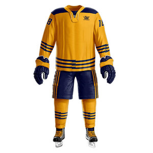 Nueva llegada más vendido uniforme de hockey sobre hielo cómodo poliéster hecho uniforme de hockey sobre hielo para la venta - Product Image 4