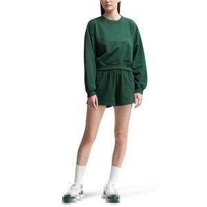 2025 automne nouveautés vêtements de sport pour femmes lâche goutte épaule à manches longues sweat haut décontracté personnalisé sweats à col rond - Product Image 4