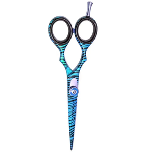 Tijeras profesionales para peluquería, tijeras de corte de pelo de peluquero de acero inoxidable recubiertas de papel con tornillo ajustable - Product Image 3