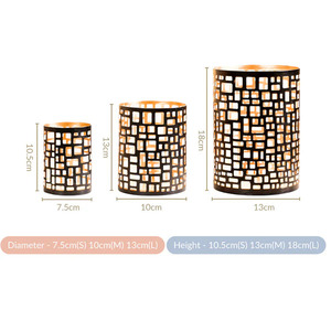 Iron Votives Metal Candle <b>Holder</b> Christmas Home Decoration <b>Candlestick</b> <b>Holders</b> High Quality Handmade Fancy Candle Mold - Product Image 5