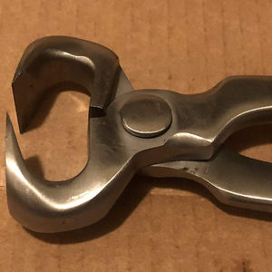 12 \ "Farrier Tools Shoe Puller Horse Shoe Pull off Hoof Nippers Nail Cutter Instrument vétérinaire pour animaux - Product Image 3