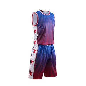 Nouvel uniforme de basket-ball style classique, uniforme de basket-ball à séchage rapide, en vente en ligne - Product Image 3