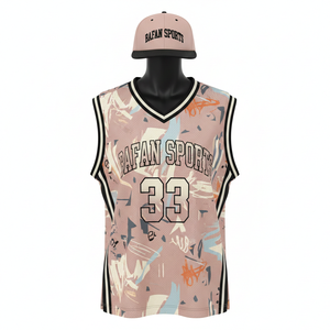 Camiseta de Baloncesto para Mujer, Transpirable, de Malla de Poliéster, Colores Pastel Suaves, Sin Mangas, Corte y Costura en Paneles, Logotipo Personalizado por Sublimación, Algodón - Product Image 6