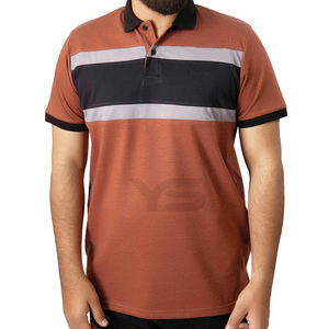 Personalizada transpirable estilo delgado Panel para la camiseta del polo con color sólido y el logotipo impreso al por mayor ODM Deporte Camiseta para los hombres - Product Image 2