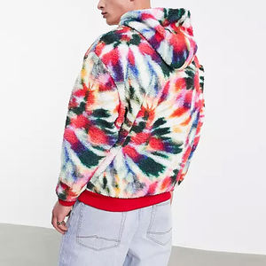 เสื้อกันหนาวมีฮู้ดแบบสวมหัวมีฮู้ดขนาดใหญ่หรูหราผ้าฟลีซหนาหลากสีสำหรับฤดูหนาวออกแบบได้ตามต้องการ - Product Image 4