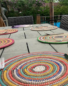 Mantel individual de algas marinas naturales en línea de gran oferta con muchos colores hechos a mano de Vietnam - Product Image 2