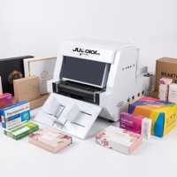 Impresora digital de inyección de tinta Jucolor de una sola pasada para cajas de zapatos, cajas de cosméticos, vasos de papel, bolsos, máquina de impresión de cartón corrugado
