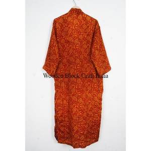 Wholesale Vintage <b>Silk</b> Saree <b>Kimono</b> Long Dress Elegant Luxury Multi Color Design Summer Indian Boho <b>Kimono</b> Dress - Product Image 5