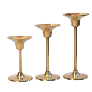 Portavelas votivas de metal con acabado chapado en oro, brillante y pulido, para decoración del hogar y hoteles. - Product Image 5