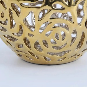 Florero de metal para el hogar y el jardín Artículo decorativo Disponible en el último diseño Floreros contemporáneos de aspecto increíble - Product Image 4