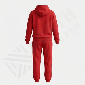 Conjunto Deportivo Formal de Invierno para Mujer, Estilo Vintage, Peso Medio, 2026, Sudadera con Media Cremallera y Pantalones Deportivos, 100% Algodón, para Caminar y Trotar - Product Image 2