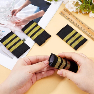 Insignia de Charretera DE LA Marina Real con etiqueta de logotipo bordada a mano y marca personalizada para uso de uniforme tradicional - Product Image 2