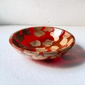 Luxury Look Mango Wooden Metal Designer Deep Bowl Or Mixing Bowl New Kitchen Hotel Home Restaurant Use At Competitive <b>Price</b> - Product Image 6