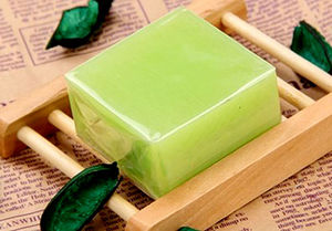 Jabón natural a base de hierbas de té verde, jabón ecológico, paquete a granel personalizado, barra de jabón verde - Product Image 6