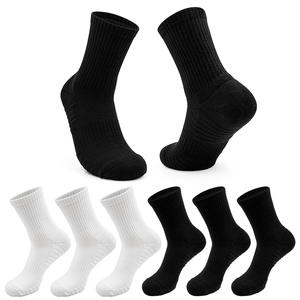 Custom Breathable Cotton Jacquard Logo Cushioned <b>Men</b> Basketball <b>Socks</b> Athletic <b>Sports</b> <b>Socks</b> - Product Image 2