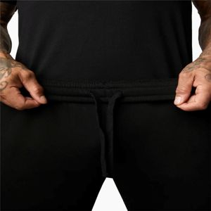 Manteau et pantalon de gymnastique décontracté de haute qualité, survêtement avec logo personnalisé, costumes de sport unis vierges pour hommes - Product Image 6