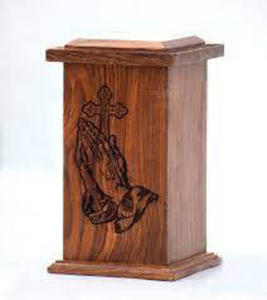 Urnes funéraires en bois de style américain moderne, très vendues, faites à la main avec logo personnalisé pour homme et femme adultes à bas prix - Product Image 1