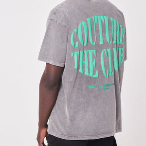 DANZY SPORTS 2026 – Nouveau T-shirt décontracté pour homme, style uni, imprimé, manches courtes, en jersey polyester/coton, prix de gros, OEM - Product Image 5