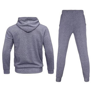 2025 <b>Top</b> Selling Unisex All Size Zip Tracksuit Customized Design High Quality Cotton <b>Fleece</b> Jogging Plus Hoodie Set <b>Men</b> - Product Image 2