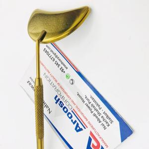 Pinzas de Punta puntiaguda para pestañas de artista de belleza sostenible al por mayor, extensión de pestañas con etiqueta privada y espejo dorado de media luna - Product Image 5