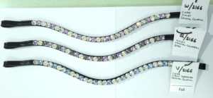 Accessoires de luxe pour bridon de cheval en cristal Rivoli 10 mm, frontale en cuir personnalisée pour chevaux, EQUINE SADDLE WORLD - Product Image 5