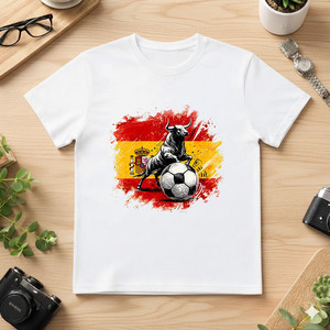 T-shirt unisex 210GSM 100% cotone casual oversize con stampa serigrafica personalizzata, modello Dried - Product Image 1