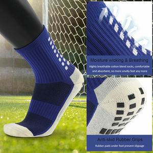 Wholesale <b>Custom</b> Performance Sports Non-slip Athletic Soccer <b>Grip</b> <b>Socks</b> Anti slip Soccer Football <b>Socks</b> for Men - Product Image 5
