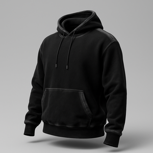 OEM/ODM Sudadera con capucha de gran tamaño con efecto de desvanecimiento del sol logotipo personalizado ropa de calle pulóver sudadera de moda unisex bajo MOQ al por mayor - Product Image 2