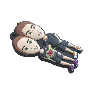 แผ่นผ้าปัก3D สีทึบแผ่นแปะโลโก้ยางทำจากโรงงานแผ่นปะเพื่อซักได้คุณสมบัติในการพิมพ์ - Product Image 4