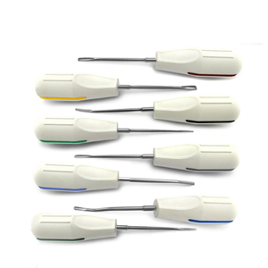 Lot de 10 Élévateurs Dentaires Blancs Manuels Surtechs pour Chirurgie Orale, Instruments Dentaires Luxateurs PDL à Dents – Vente en Gros - Product Image 3