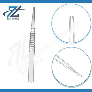 Pince à dissection Treves de haute qualité 2 et 3 dents 152mm de long Fabricant d'acier chirurgical sans lame au Pakistan - Product Image 3
