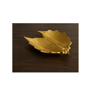 ชามอลูมิเนียมหล่อด้วยทองเหลืองเงาสำหรับตกแต่งบ้านสำนักงาน - Product Image 1
