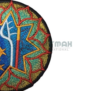 Parches bordados cosidos con logotipo personalizado profesional de alta calidad, fabricante de fábrica, parches bordados a mano hechos a medida - Product Image 5