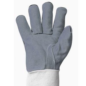 Guantes de soldadura de cuero de vaca de diseño personalizado de alta demanda duraderos con material de alta calidad - Product Image 4