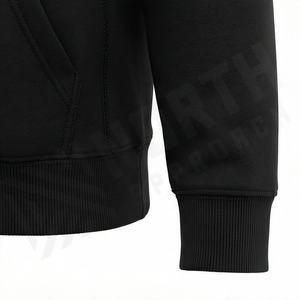 Sweat à capuche polaire surdimensionné personnalisé pour homme, grande taille, vêtement d'hiver décontracté, techniques de broderie, pull épais - Product Image 6