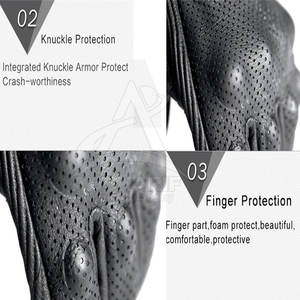ถุงมือแข่งรถมอเตอร์ไซด์ผู้ชายกันลมสำหรับผู้ใหญ่ขนาดใหญ่พิเศษระบายอากาศได้ดีกันน้ำผลิตตามสั่ง - Product Image 5