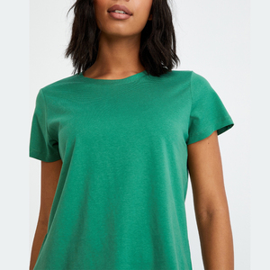 Oversize 100% algodón Mujer Jersey camiseta Botón de alta calidad impresión personalizada Logo talla grande Casual ocio estilo verano - Product Image 1