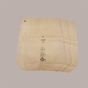 Sacs en papier kraft brun renforcé, capacité 50 litres, 50 pièces, pour la séparation des aliments ou des déchets, pour le stockage des gâteaux - Product Image 1