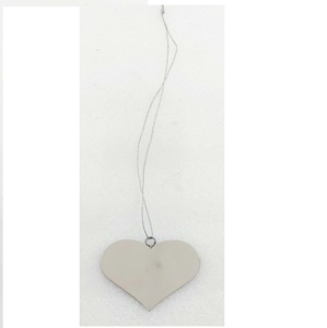 Colgante de Corazón de Metal Hecho a Mano, Brillante y Reflectante, Adorno Decorativo Colgante con Cuerda para Navidad, Festividades y Decoración de Eventos - Product Image 1