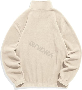 Sudadera con capucha de gran tamaño para hombre de algodón 100%, nueva sudadera de cuello redondo de tejido inverso, diseño de patrón de lana 3D de alta calidad - Product Image 2