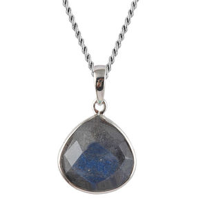 Fabricant en gros pendentif en quartz fumé en argent sterling S925 bijoux classiques exquis avec pendentifs à breloque en pierres précieuses - Product Image 4