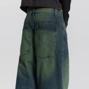 Jeans en denim pour hommes tendance, coupe ajustée, tissu confortable et flexible, couture durable, lavage personnalisé, production en gros - Product Image 3