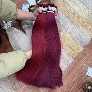 Cabello Vietnamita Virgen Rojo de Alta Calidad, la Mejor Opción para 2026, Venta Caliente, Colección de Colores Premium - Product Image 1