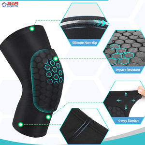 Best Compression Adjustable Meniscus <b>Knee</b> <b>Sleeves</b> Support <b>Knee</b> Pads Quality Sticky Silicone <b>Knee</b> <b>Sleeves</b> - Product Image 4